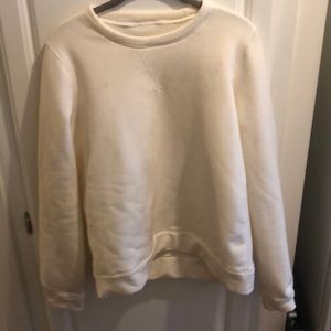 Lululemon white pullover sweatshirt size 8